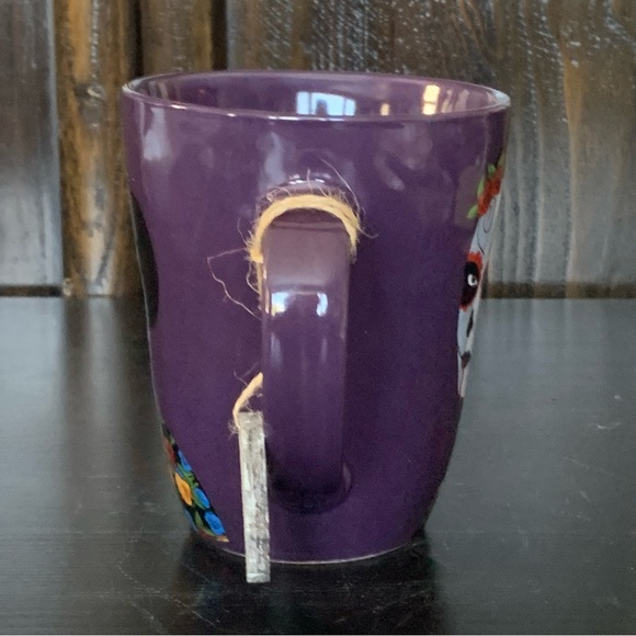 Day of the Dead Sugar Skull Woman Floral Mug - Picture 6 of 9